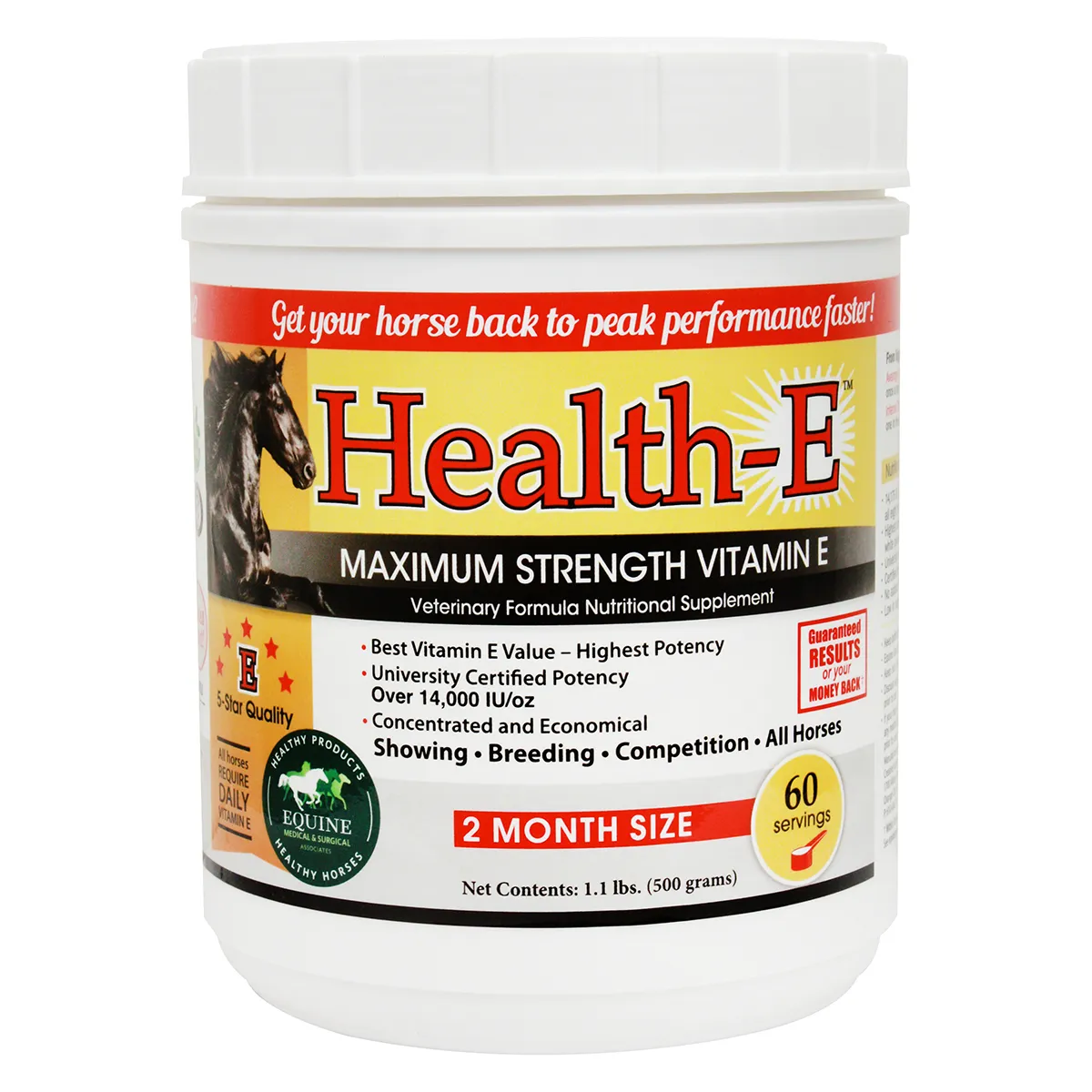 Health-E Maximum Strength Vitamin E Horse Supplement