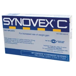 Synovex C Implants For Suckling Steers And Heifers