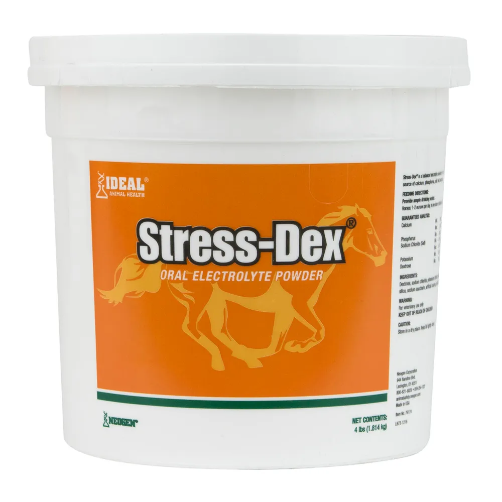 Ideal Stress-Dex Orange-Flavored Oral Electrolyte For Horses