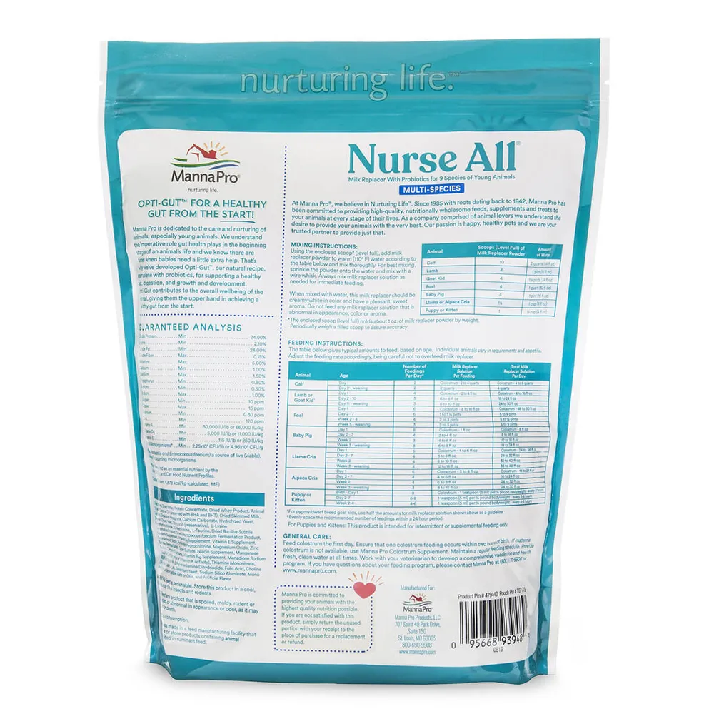 Nurse All Multi-Species Milk Replacer - Image 2
