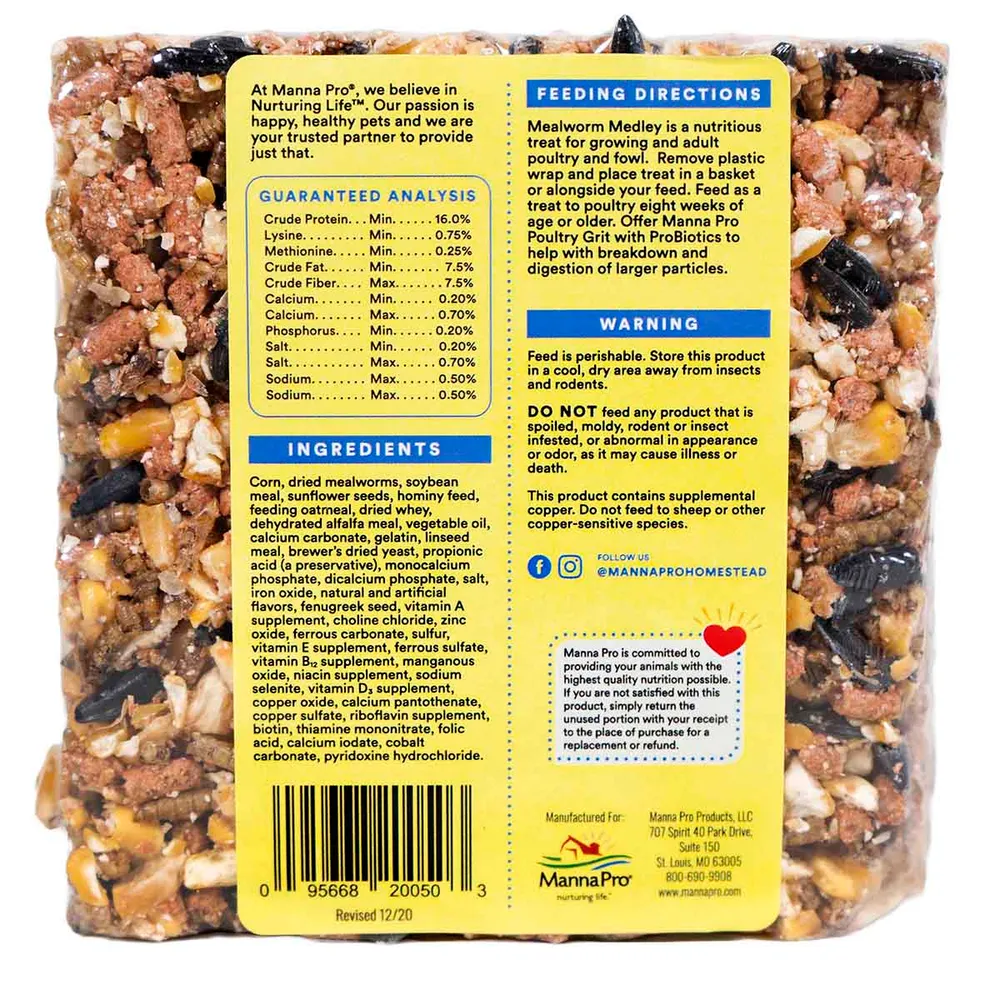 Mealworm Medley Poultry Treat - Image 2