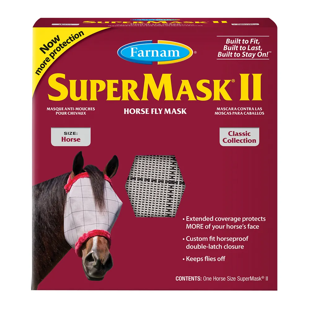 SuperMask II Fly Mask Without Ears