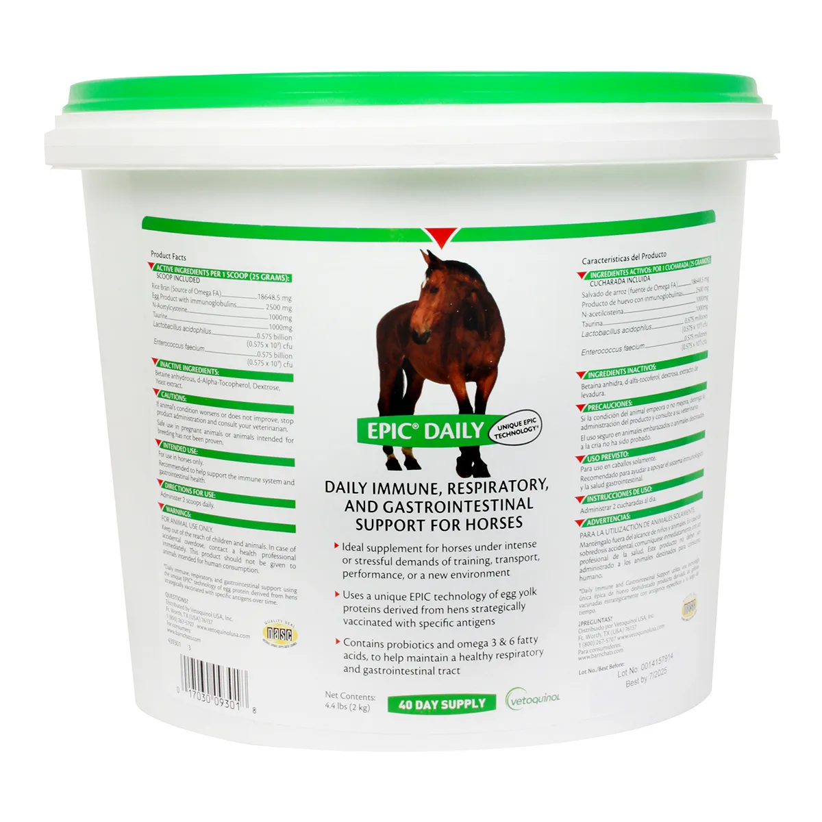 EPIC Daily Immune And Gastrointestinal Support For Horses