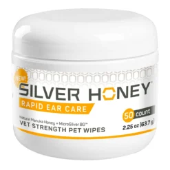 Silver Honey Rapid Ear Care Vet Strength Wipes